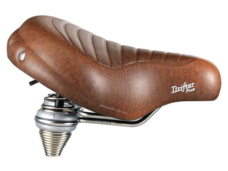 Siodło SELLEROYAL PREMIUM RELAXED 90st. DRIFTER PLUS unisex żelowe + sprężyny brązowe (NEW 2023)