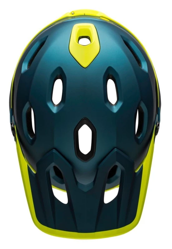 Kask full face BELL SUPER DH MIPS SPHERICAL matte gloss blue hi-viz roz. L (58-62 cm) (NEW)