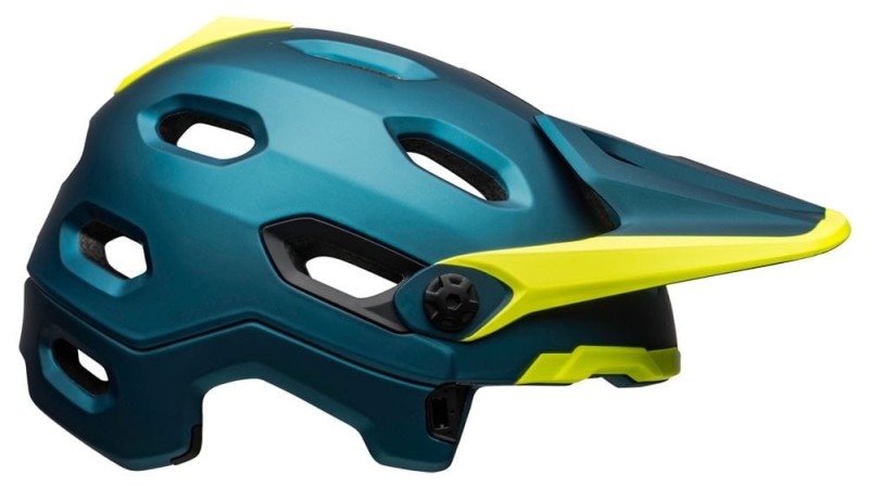 Kask full face BELL SUPER DH MIPS SPHERICAL matte gloss blue hi-viz roz. L (58-62 cm) (NEW)