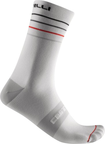 Skarpetki kolarskie Endurance 15, black/silver gray-red, rozmiar S/M