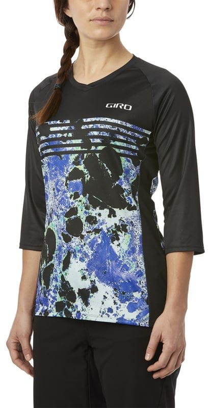 Koszulka damska GIRO ROUST 3/4 JERSEY krótki rękaw blue marble roz. S (NEW)