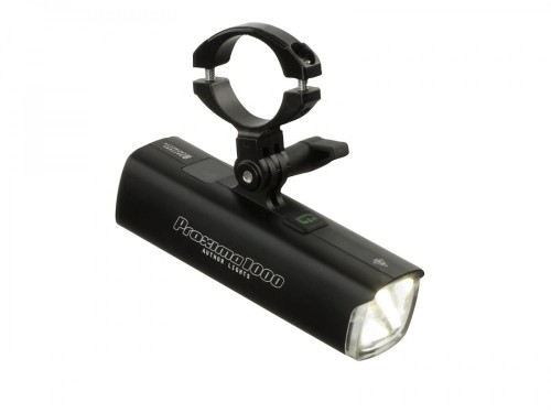 Lampa przednia AUTHOR PROXIMA 1000lm (uchwyt GoPro) USB czarna