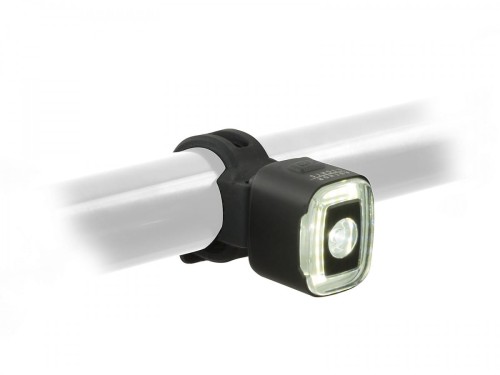 Lampa przednia AUTHOR CUBUS 250lm USB czarna