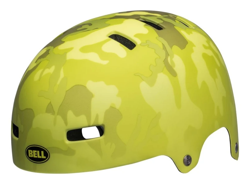 Kask juniorski BELL SPAN matte hi-viz yellow camo roz. S (51–55 cm) (NEW)