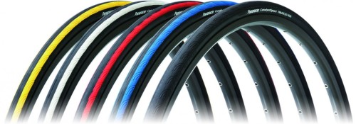 Opona Tour 700x28C czarna wire, taśma odblaskowa