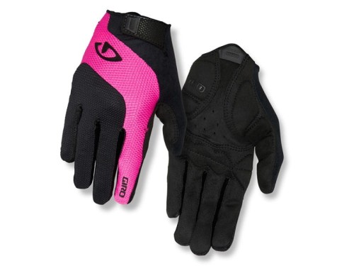 Rękawiczki damskie GIRO TESSA GEL LF długi palec black bright pink roz. M (obwód dłoni 170-189 mm / dł. dłoni 170-184 mm) (NEW)
