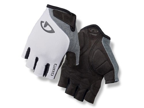 Rękawiczki damskie GIRO JAG'ETTE krótki palec white titanium roz. L (obwód dłoni 190-204 mm / dł. dłoni 185-195 mm) (NEW)