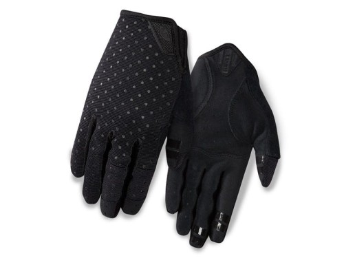 Rękawiczki damskie GIRO LA DND długi palec black dots roz. L (obwód dłoni 190-204 mm / dł. dłoni 185-195 mm) (NEW)