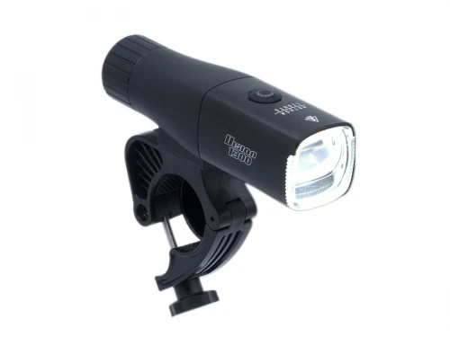 Lampa przednia AUTHOR VISION 1300lm USB czarna