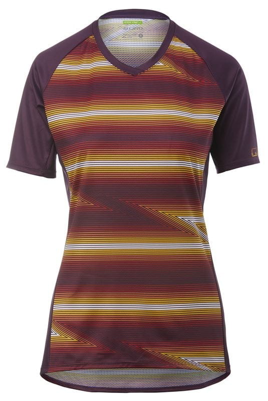 Koszulka damska GIRO ROUST JERSEY krótki rękaw dusty purple heatwaves roz. S (GIRO STUDIO 2) (DWZ)