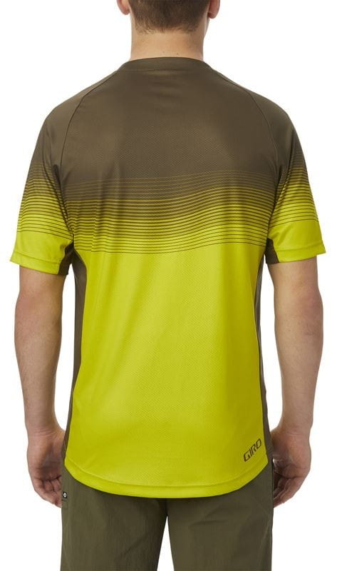 Koszulka męska GIRO ROUST JERSEY krótki rękaw citron green heatwave roz. M (DWZ)