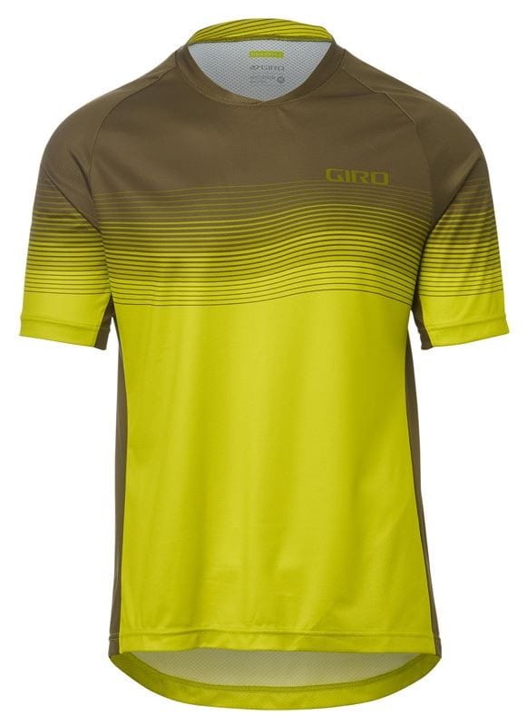 Koszulka męska GIRO ROUST JERSEY krótki rękaw citron green heatwave roz. M (DWZ)