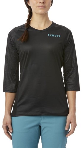 Koszulka damska GIRO ROUST JERSEY 3/4 rękaw black floral roz. S (DWZ)