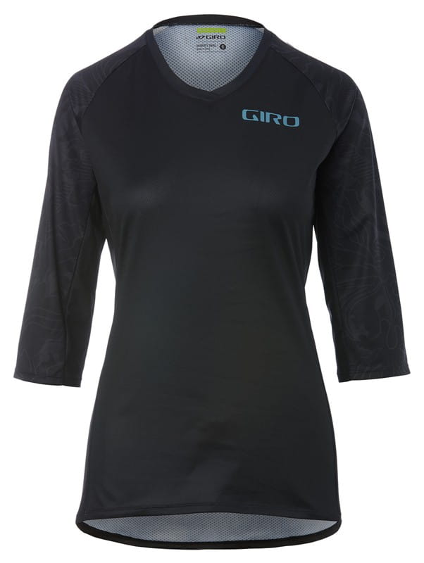 Koszulka damska GIRO ROUST JERSEY 3/4 rękaw black floral roz. S (DWZ)
