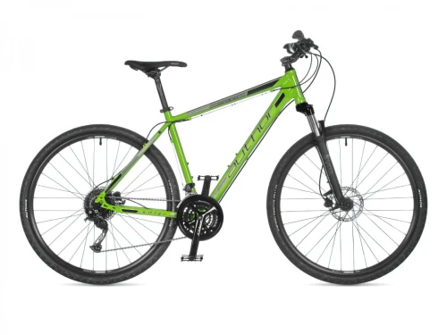 GRAND 18" Kawa Green, widelec Black, rower AUTHOR 2025