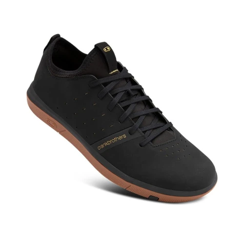 BUTY CRANKBROTHERS STAMP STREET LACE BLACK GOLD - GUM OUTSOLE 11.5 (45 EU)