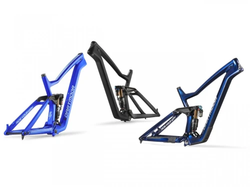 Rama Thunderbird CF, karbonowa, bez dampera, pod damper 205x65mm, Boost, Cosmic/Silver połysk, Large