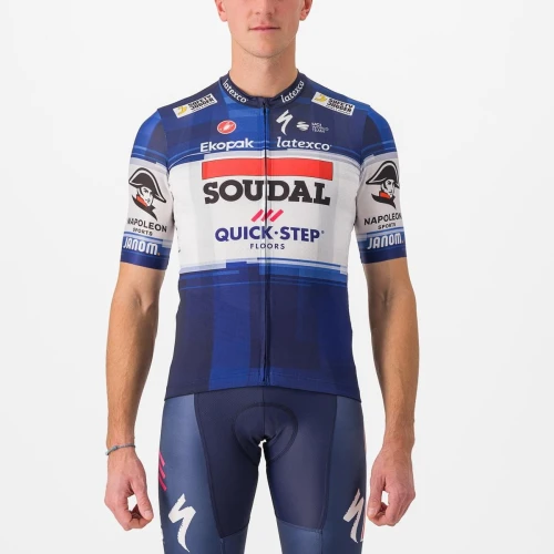 Koszulka kolarska Competizione, Team Soudal Quick Step, dark blue/white, rozmiar L