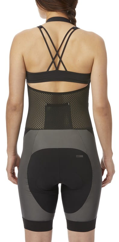 Spodenki damskie z wkładką GIRO CHRONO EXPERT HALTER BIB SHORT REFLECTIVE roz. M  (GIRO STUDIO 1) (DWZ)