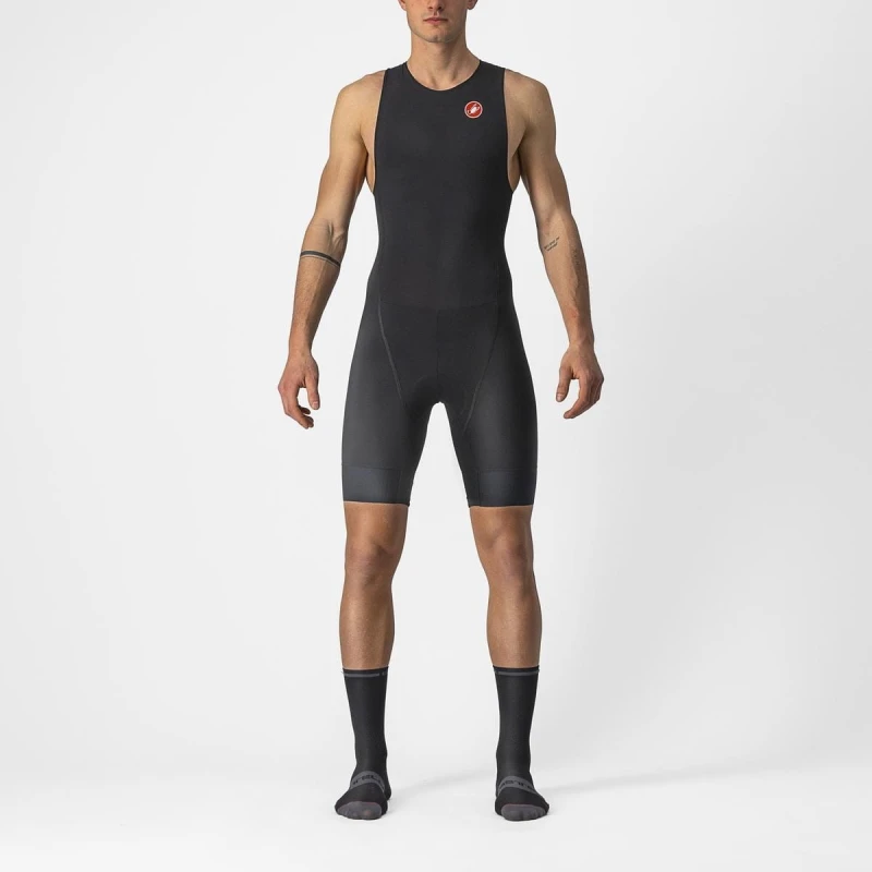 Strój triathlonowy bez rękawów, Core Spr-Oly, czarny, rozmiar XXL