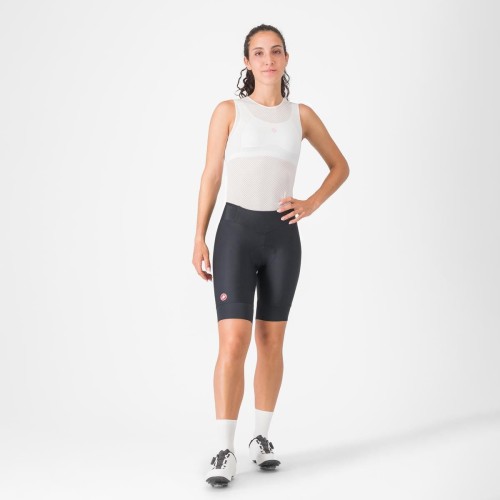 Damskie spodenki kolarskie Prima 2 bez szelek, black/black, rozmiar XS