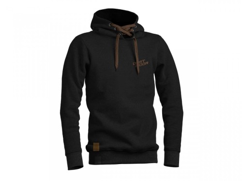 Bluza bawełniana z kapturem, Dartmoor/Ride Your Way, czarno-brązowa, XXL