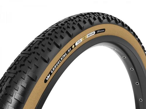 Opona GravelKing X1 R 700x35C czarno-bursztynowa aramid