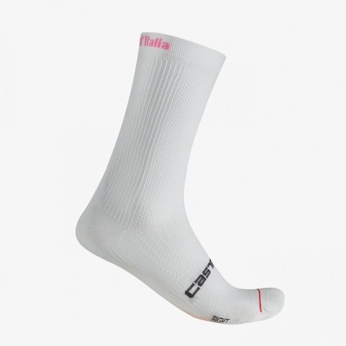 Skarpetki kolarskie Giro d`Italia 18, white, rozmiar XXL