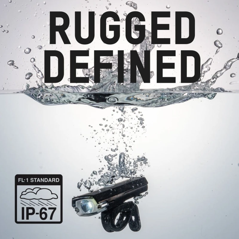 Lampka przednia BLACKBURN DAYBLAZER 550 FRONT, 550 lumenów czarna (NEW 2023)