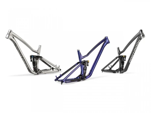 Rama Rocbird Mullet, bez dampera, pod damper 205x65mm lub 185x55mm, koła 29"/27.5", Anthracite Flash (antracytowy połysk z lustrzanymi naklejkami), Sm