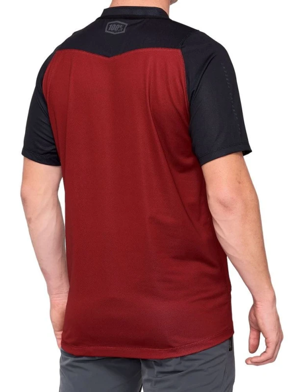 Koszulka męska 100% CELIUM Jersey krótki rękaw brick black roz. M (NEW)