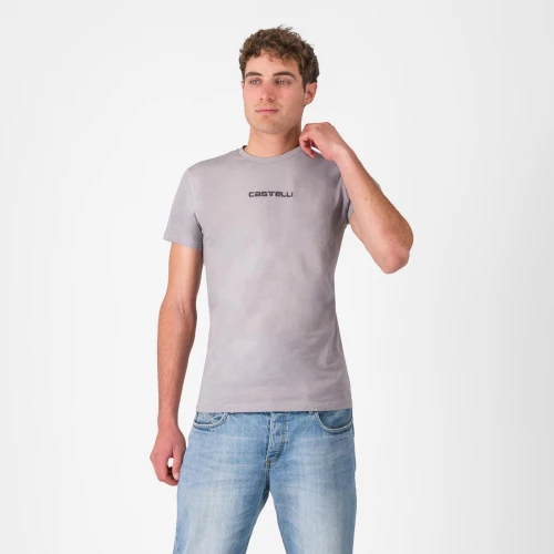 T-Shirt Castelli Classico, gray, rozmiar S