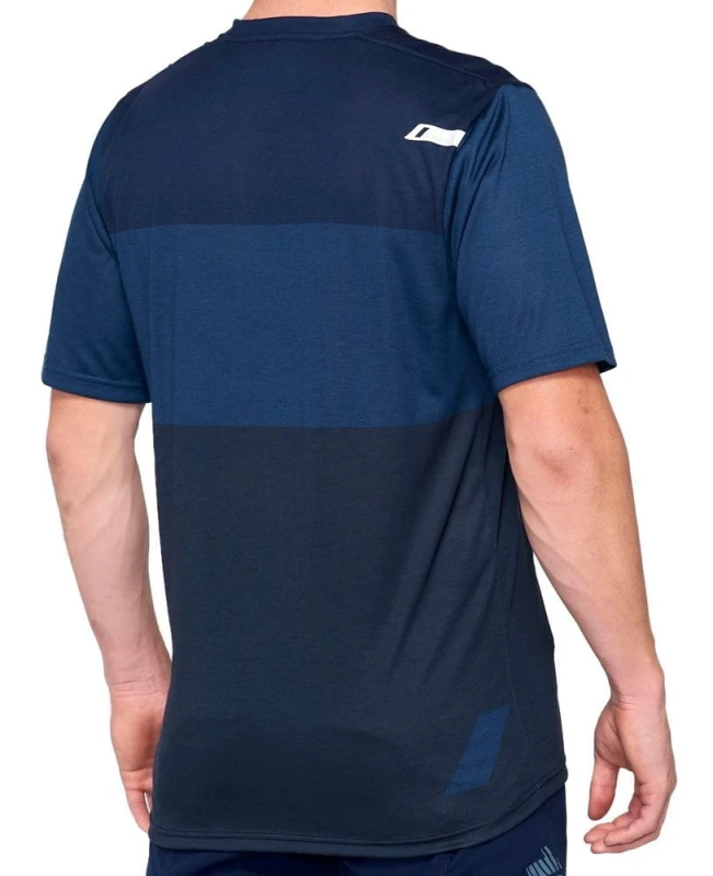 Koszulka męska 100% AIRMATIC Jersey krótki rękaw blue midnight roz. M (NEW)