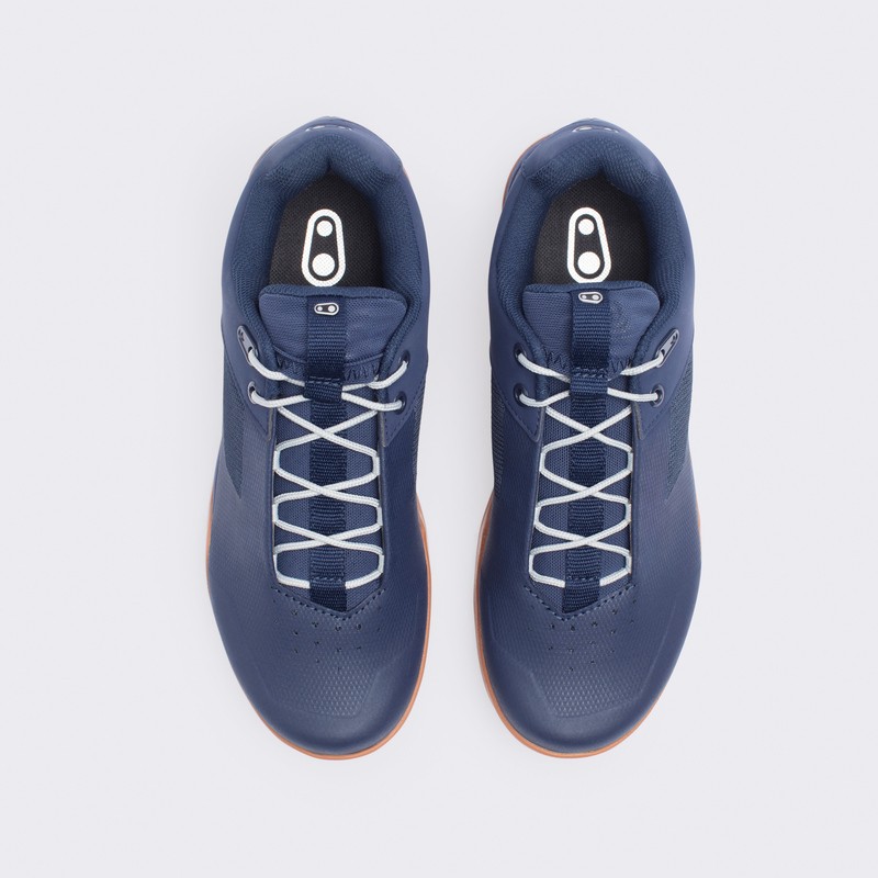 BUTY CRANKBROTHERS STAMP LACE NAVY/SILVER - GUM OUTSOLE 10 (43.5 EU)