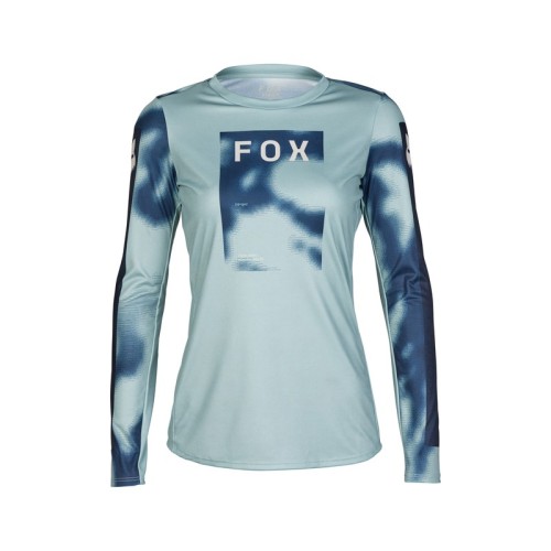 KOSZULKA ROWEROWA Z DŁUGIM RĘKAWEM DAMSKA FOX RANGER TAUNT GUNMETAL S