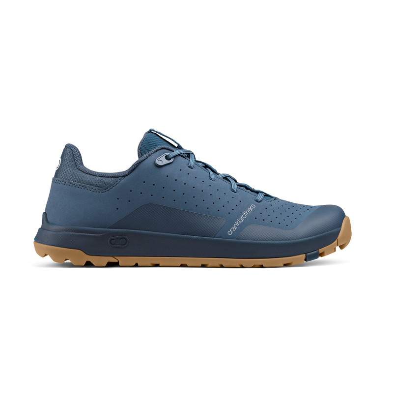 BUTY CRANKBROTHERS STAMP TRAIL LACE BLUE/DARK BLUE - GUM OUTSOLE 11.5 (45 EU)