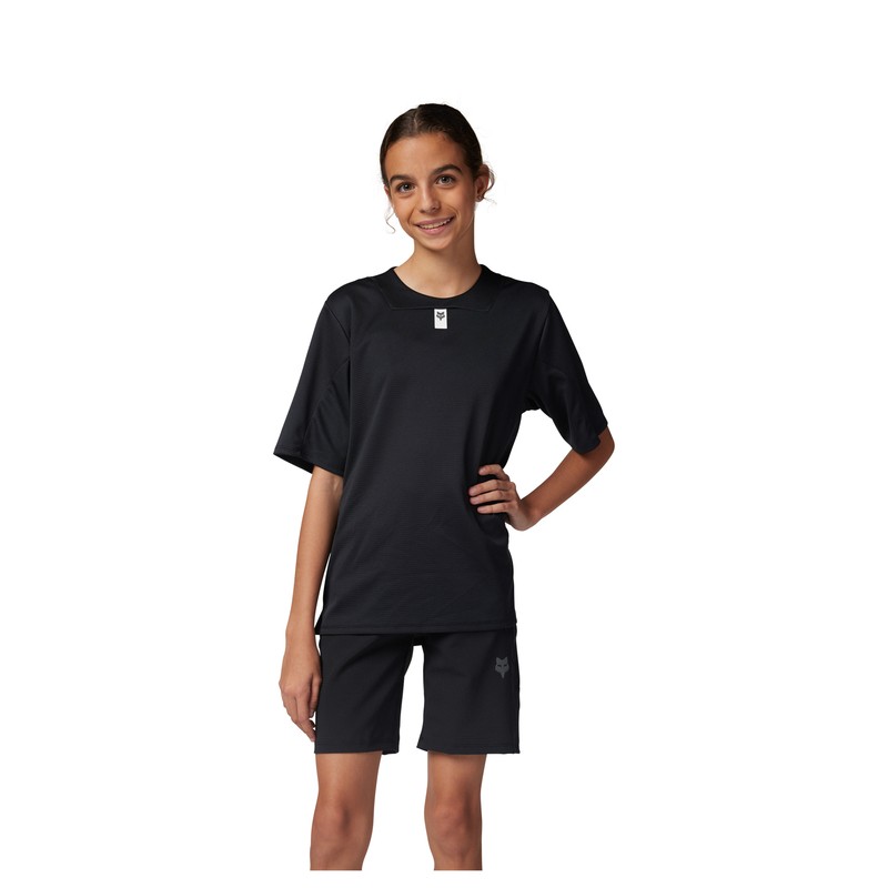 KOSZULKA ROWEROWA FOX JUNIOR DEFEND BLACK YM