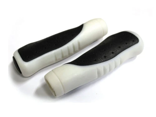 Chwyty kierownicy CLARKS CL-302, Comfort, Biało-czarne (DWZ)