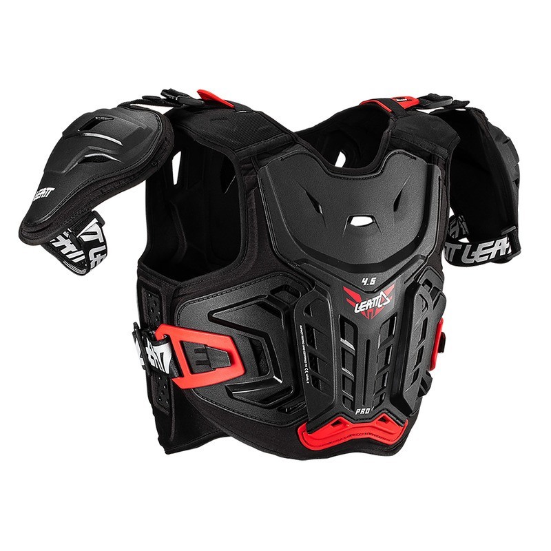 BUZER LEATT JUNIOR 4.5 PRO BLACK/RED (134-146CM) S/M