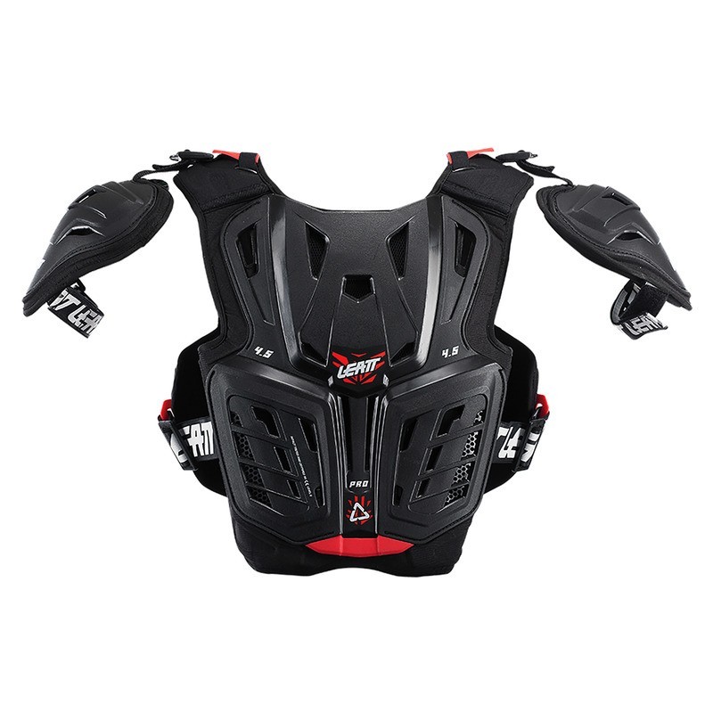 BUZER LEATT JUNIOR 4.5 PRO BLACK/RED (134-146CM) S/M