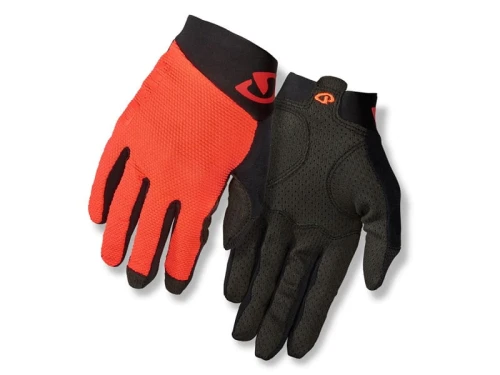 Rękawiczki męskie GIRO RIVET II długi palec vermillion black roz. XXL (obwód dłoni od 267 mm / dł. dłoni od 211 mm) (DWZ)