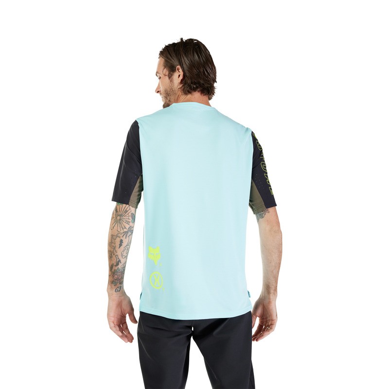 KOSZULKA ROWEROWA FOX DEFEND LIGHT BLUE M