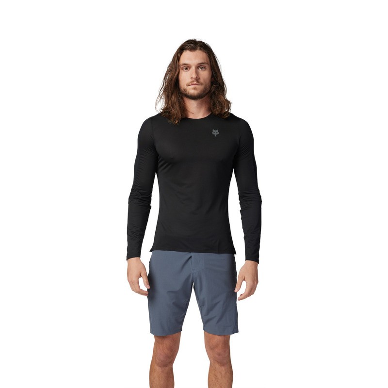 KOSZULKA ROWEROWA Z DŁUGIM RĘKAWEM FOX ASCENT BLACK S
