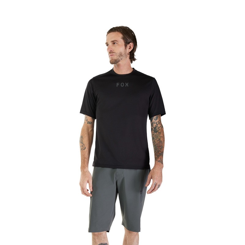 KOSZULKA ROWEROWA FOX RANGER WORDMARK BLACK L