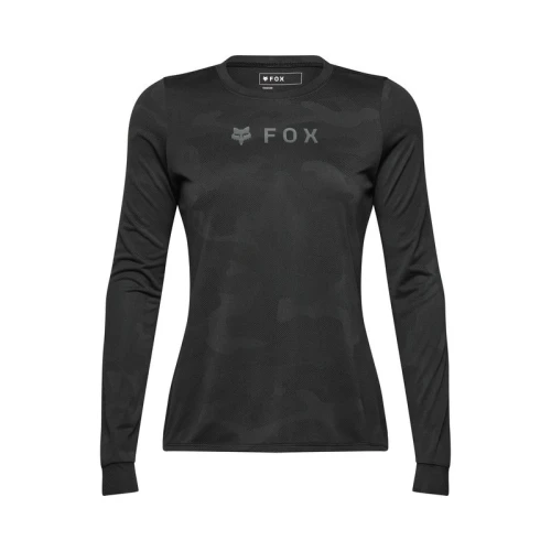 KOSZULKA ROWEROWA Z DŁUGIM RĘKAWEM DAMSKA FOX RANGER TRU DRI BLACK L