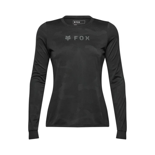 KOSZULKA ROWEROWA Z DŁUGIM RĘKAWEM DAMSKA FOX RANGER TRU DRI BLACK XL