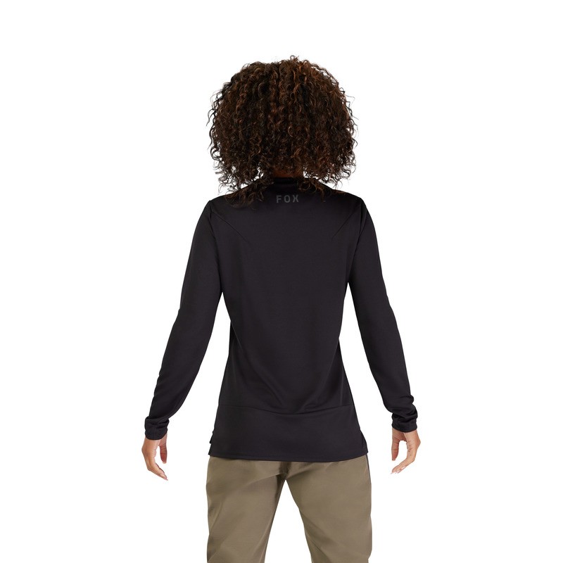 KOSZULKA ROWEROWA Z DŁUGIM RĘKAWEM FOX LADY RANGER HEAD BLACK S