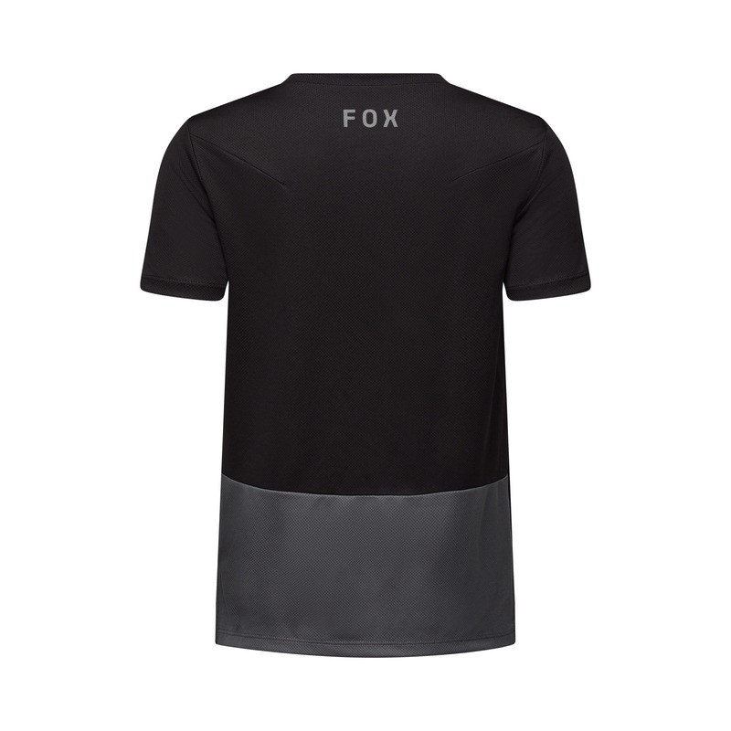 KOSZULKA ROWEROWA FOX JUNIOR RANGER HEAD BLACK YXL