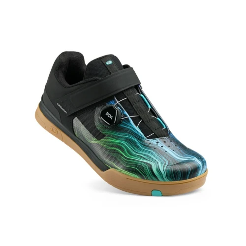 BUTY CRANKBROTHERS MALLET BOA BLACK BLUE SWIRL - GUM OUTSOLE 9.5 (43 EU)