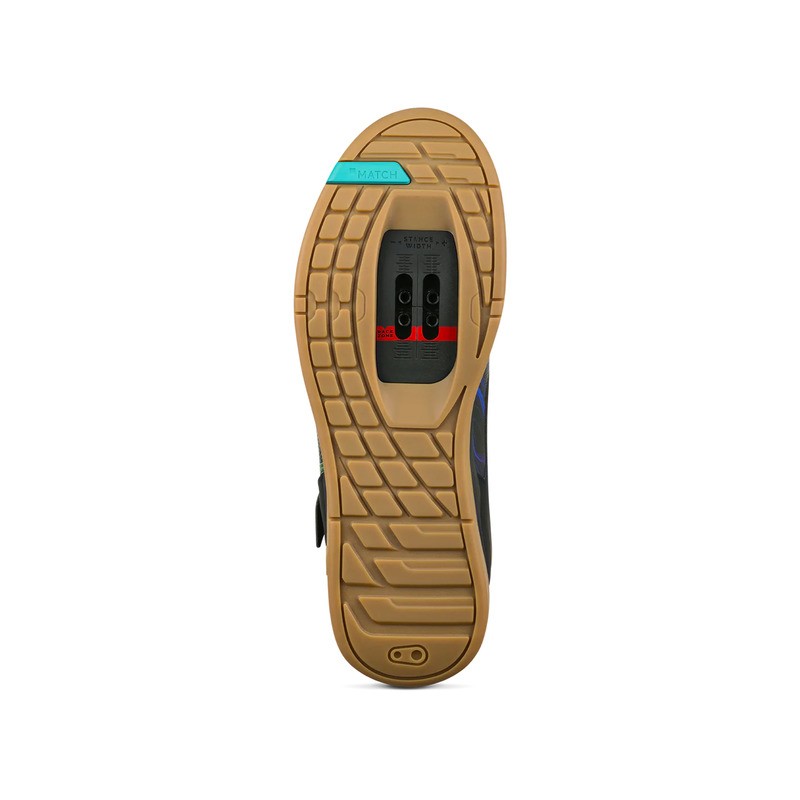 BUTY CRANKBROTHERS MALLET BOA BLACK/BLUE SWIRL - GUM OUTSOLE 11 (445 EU)